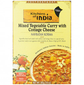 Kitchens Of India Mixed Vegetable Curry With Cottage Cheese Navratan Korma  Box  285 grams